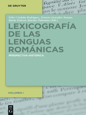 cover image of Lexicografía de las lenguas románicas